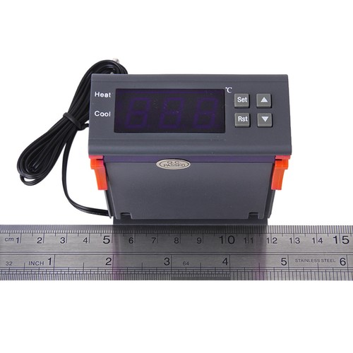 AC 220V 30A Digital LCD Thermostat Temperature Controller w Sensor Probe MH1230A - Picture 3 of 7