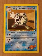 Pokemon Misty's Poliwhirl 53/132 Gym Heroes NM See Pictures