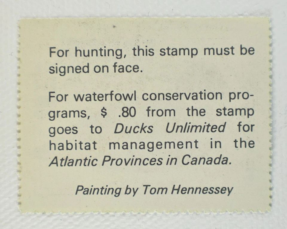 US MASSACHUSETTS WATERFOWL STAMP $1.25 DRAKE DECOY BY CROWELL MNH, 1975 - Image 2 of 2