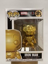 Funko Pop Marvel Studios Iron Man Gold Chrome POP! Games Vinyl Figure #375