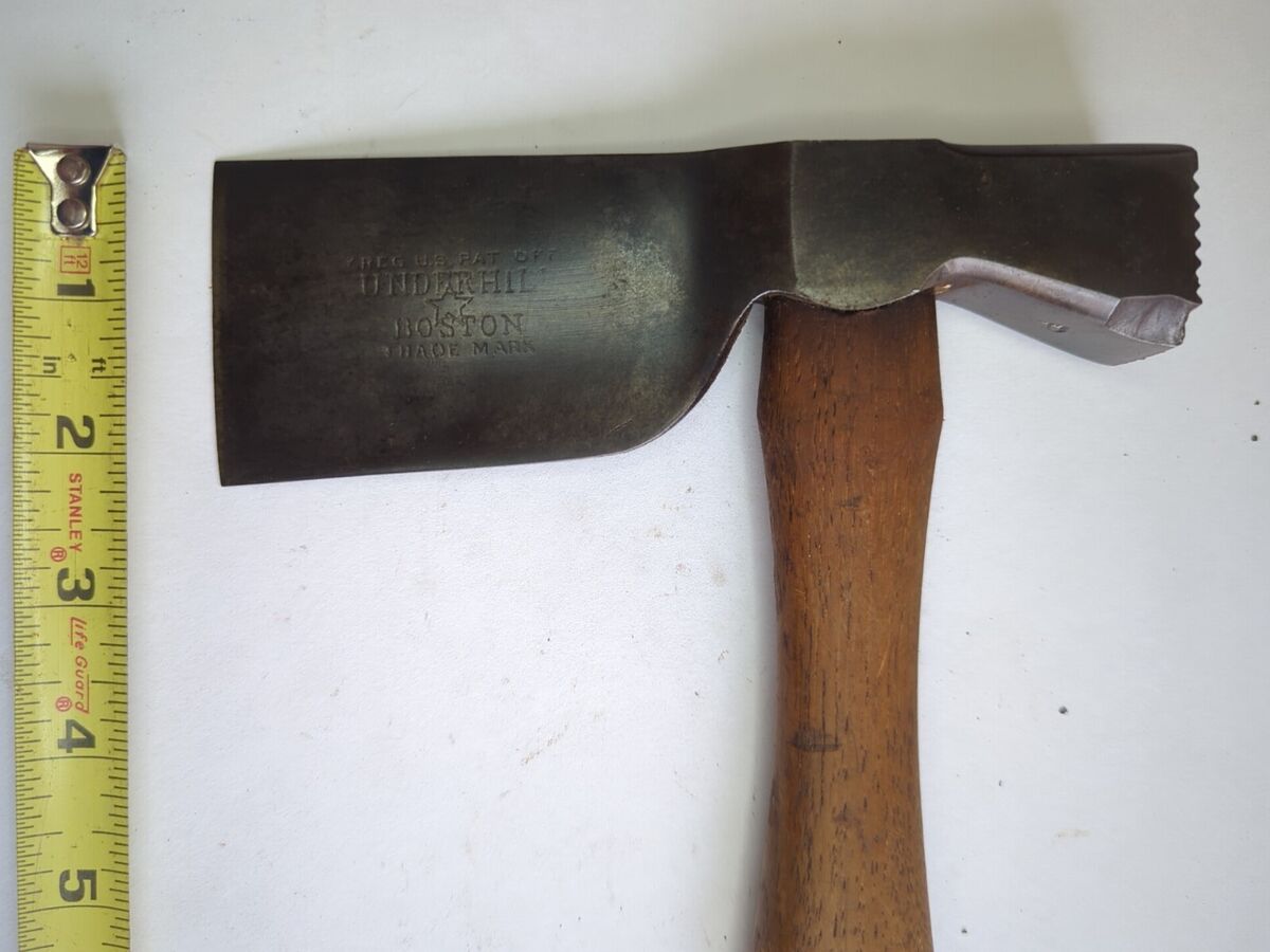 Vintage Underhill Star Boston. Trade Mark Roofing Carpenter Hatchet , Chipped | eBay Vintage Underhill Star Boston. Trade Mark Roofing Carpenter Hatchet , Chipped | eBay