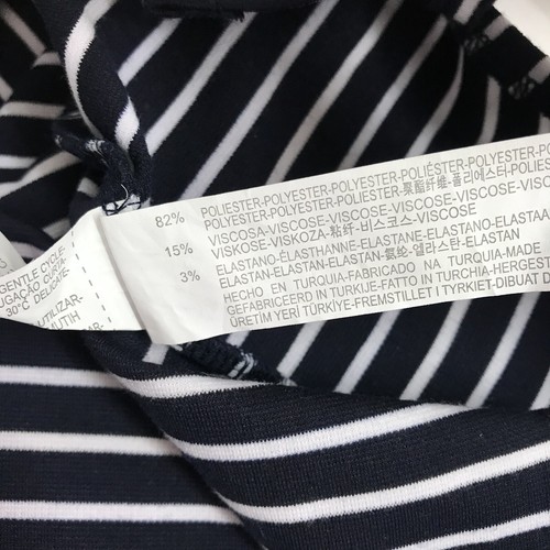 NEW Zara Trafaluc Black & White Stripe Sleeveless Jersey Pencil Dress Medium - Picture 11 of 12