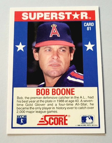 1989 Score Baseball's 100 Hottest Players MLB Cards U-Pick/Complete Your Set - Picture 163 of 201