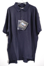New Blauer 3X Polo Shirt Navy Blue Short Sleeve Mens Uniform Police 8136 NWT