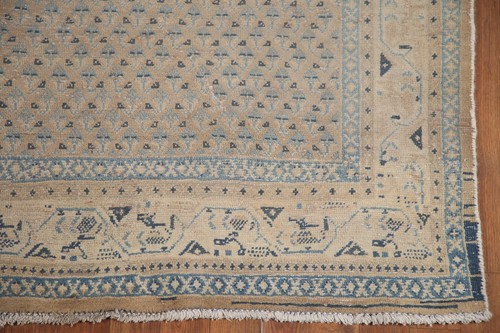 Vintage Muted Paisley Botemir Area Rug 5x6 Wool Hand-knotted Carpet - Picture 7 of 19