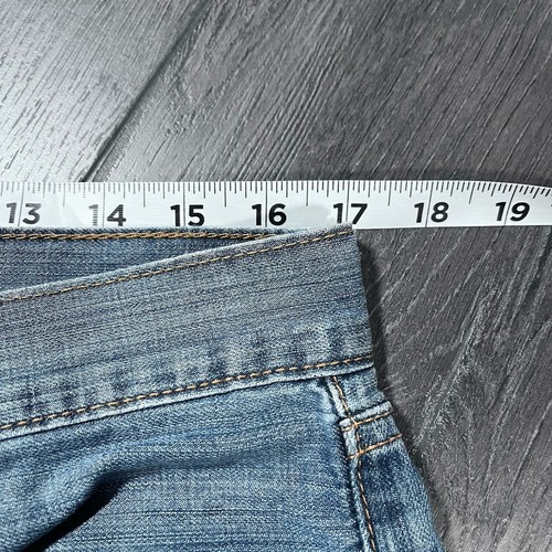 Levis Jeans Mens 34x34 Blue 505 light Wash Regular Straight American Western USA - Picture 3 of 8