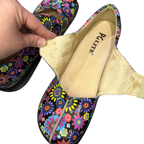 Alegria PG Lite Kaitlyn Black Pinwheel Mary Jane Euro Size 40 US 9 KAI-391 - Picture 11 of 12
