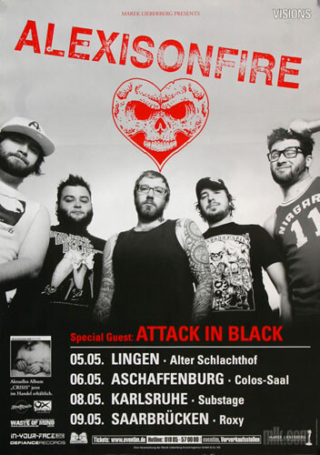 Alexisonfire - Young Cardinals, Tour 2007 | Konzertplakat | Poster-image