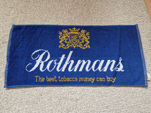 ROTHMANS TOBACCO BAR TOWEL PUB MEMORABILIA COLLECTABLE