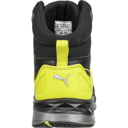 Puma Safety Boots VELOCITY 2.0 YELLOW MID Waterproof Toe Cap Shoes S3 HRO SRC - Picture 5 of 5