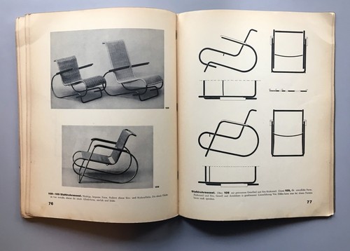 1931 Erich Dieckmann MOBELBAU Bauhaus Tubular Steel German Furniture Design Book - Picture 10 of 12