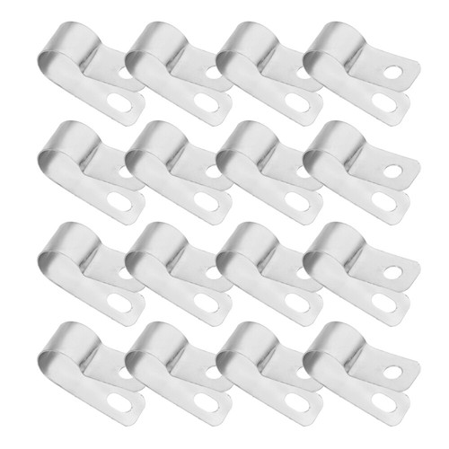 20 Pcs R-shaped Wire Clip Rope Light Clips for outside Cord Management - Photo 12/12