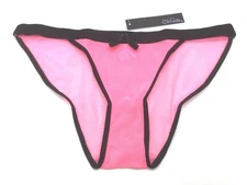 Love Claudette Fishnet Tanga Bikini Panty Lingerie Underwear Panties PInk Black