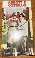 Abbott & Costello Who's On First Volume 1 VHS Classic Comedy Television