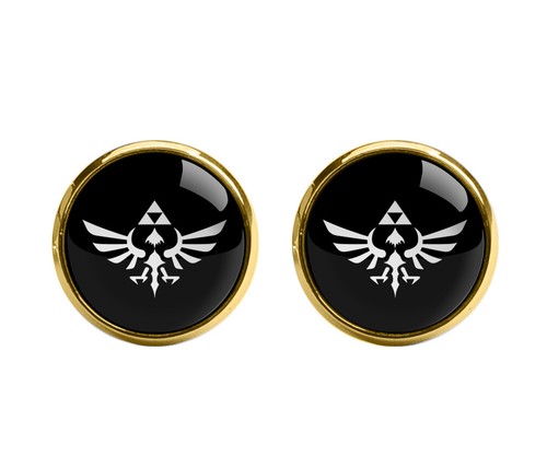 Legend of Zelda Men Woven Skinny Groom 2.5" Party Tie Necktie Cufflink Cuff Link - Picture 26 of 29