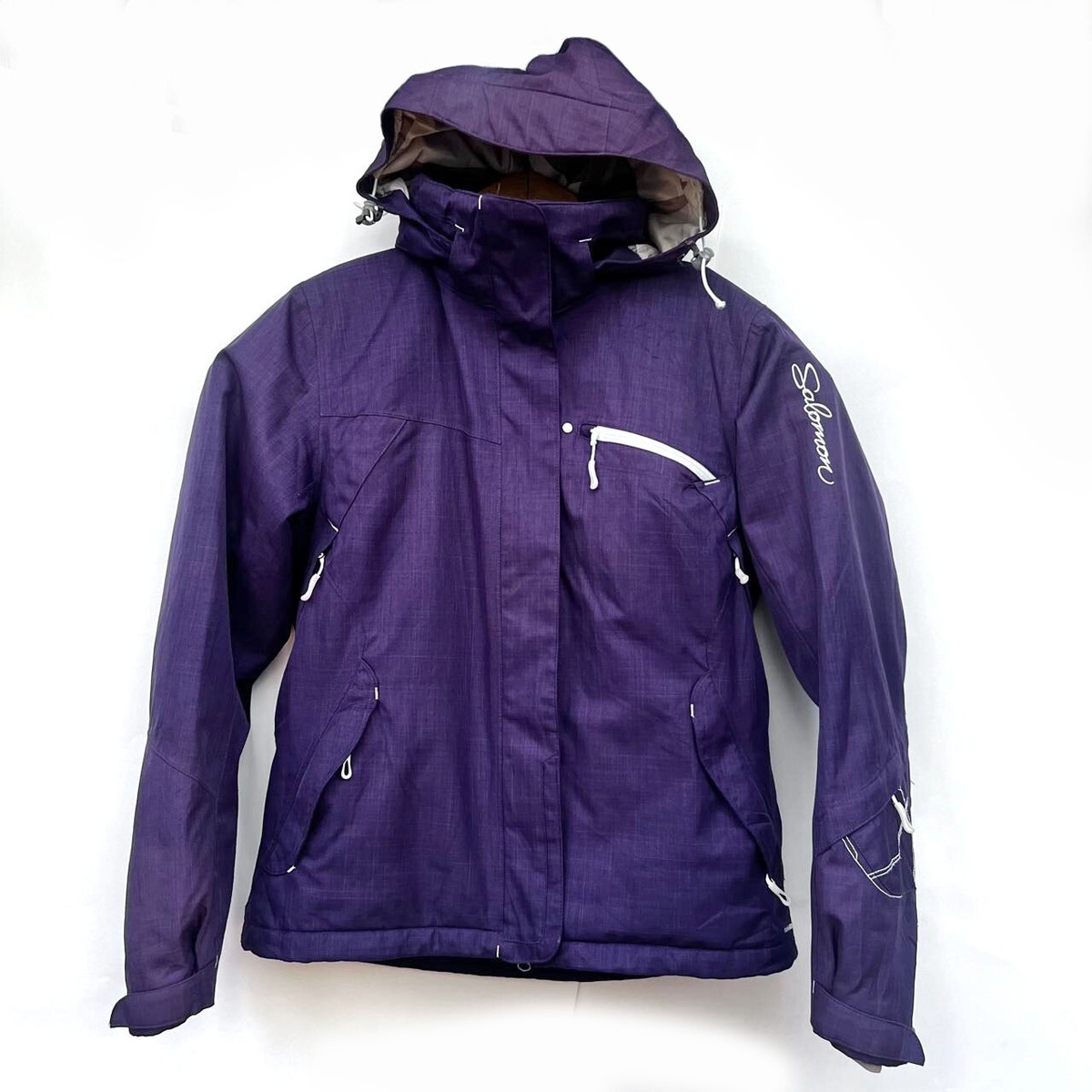 Salomon Clima Pro 10 000 Purple Ski Snow Jacket Womens Size Salomon Clima Pro 10 000 Purple Ski Snow Jacket Womens Size