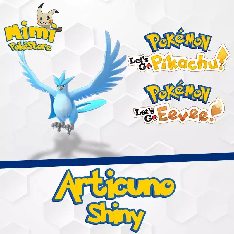 Articuno Shiny 6IVs - Pokemon Let's GO Pikachu Eevee