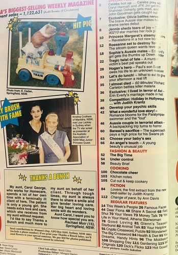 Revista del Día de la Mujer Australiana 1994 May Olivia Newton-John Roseanne 90210 - Imagen 2 de 4