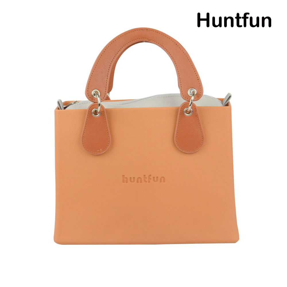 EVA square Bag with curved Belt Handle with Drops O bag style