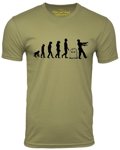 Camiseta Divertida Zombie Evolution Camiseta Humor - Imagen 1 de 2