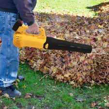 Cordless Leaf Blower 3000W Electric Blower 2-Speed Levels with 2*12Ah Battery