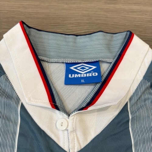 Umbro 1996 England Football Shirt Mens XL Away Number 7 David Beckham Authentic - Picture 7 of 16