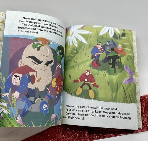 Little Golden Book Big Heroes DC Super Friends DC Comics 2011 Superman Batman - Imagen 5 de 6