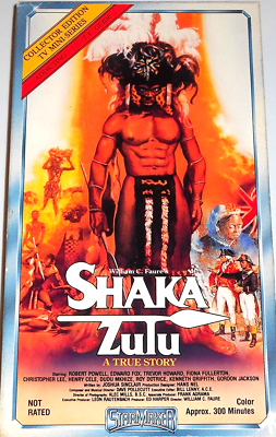 Shaka Zulu (VHS, 1994) Robert Powell, Edward Fox 31398605331| eBay