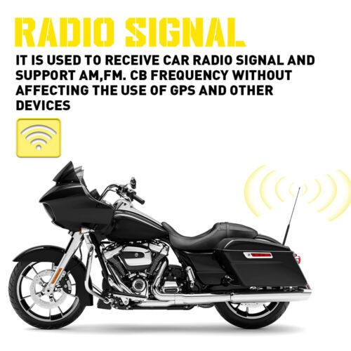 Antena de motocicleta 2 piezas para Harley Davidson Touring Road King Electra Glide - Imagen 8 de 12