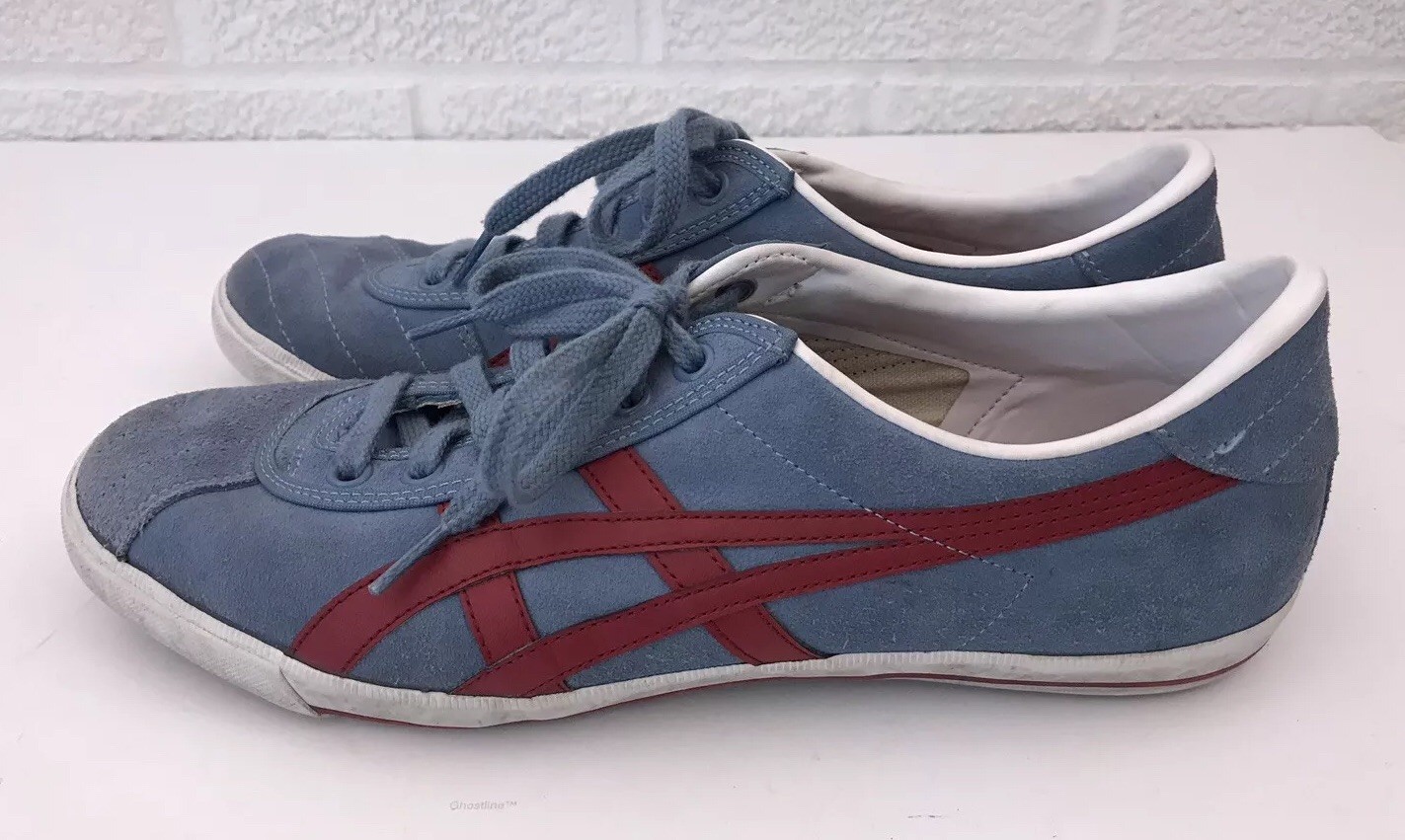 Asics Onitsuka Tiger Running Shoes D2J1K Blue Red Uomo Size 8.5