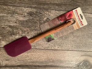 Kitchenaid Purple Boysenberry black cherry Cherrywood Spatula Scraper