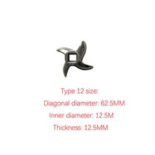 12 /22 /32 Stainless Steel Meat Grinder Knife Powerful Mincer Blade Cutter Part
