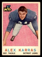 1959 Topps Football #103 Alex Karras VG *d2