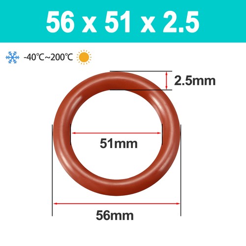 Silicone Rubber O-Rings Metric Food Grade 2.5mm Cross Section 1mm-175mm ID - Picture 75 of 116