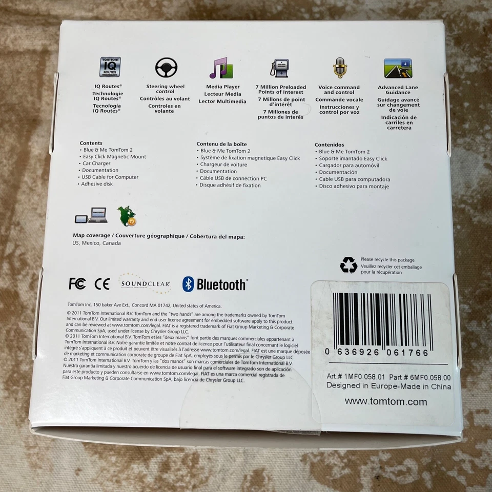 Fiat - TomTom 2 Blue & Me GPS System 6MF0.058.00 Model 4CS03 - Image 3 of 4