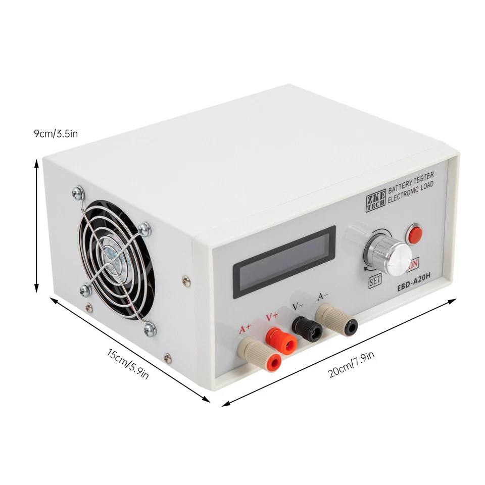 Testador de capacidade de bateria EBD-A20H testador eletrônico de descarga de bateria novo - Imagem 2 de 4