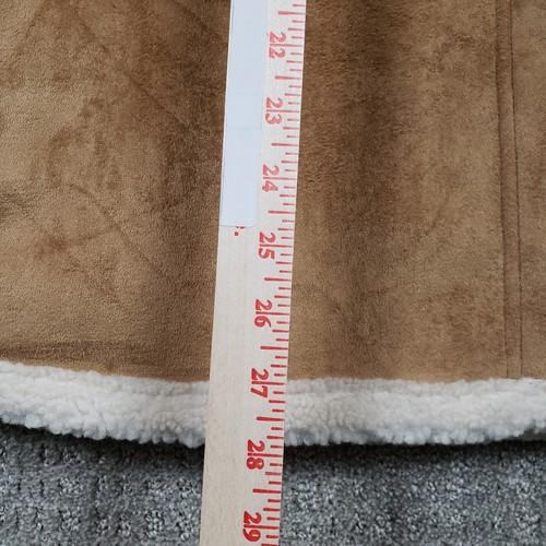 Chaqueta Koolaburra UGG Grande Piel Sintética Gamuza Capucha Piel de Oveja Penny Lane Abrigo NUEVO - Imagen 9 de 12