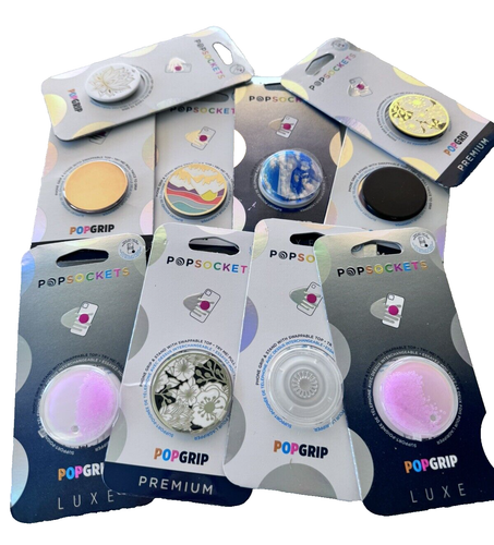 Mixed Lot of 10 Popsockets PopGrips Swappable Tops
