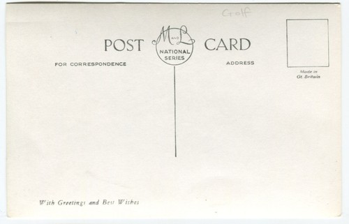 DAS PUTTING GREEN & SCHWIMMBAD, WEST END, ARBROATH - Angus Golf Postkarte - Bild 2 von 2