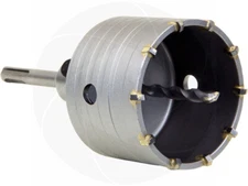 Carbide 3-1/8 80mm 8T Core SDS-Plus Concrete Wall Brick Marble Tile Masonry Bit