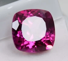 Extremely Rare Pink Sapphire Cushion Cut 11 Ct Natural  Certified Loose Gemstone