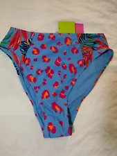 Tabitha Brown Target High Waist French Cut Bikini Bottoms Women's Large 12-14