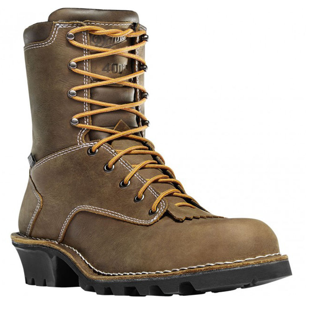 uomo DANNER STEEL TOE WATERPROOF 400G LOGGER WORK stivali 15437 uomo DANNER STEEL TOE WATERPROOF 400G LOGGER WORK stivali 15437
