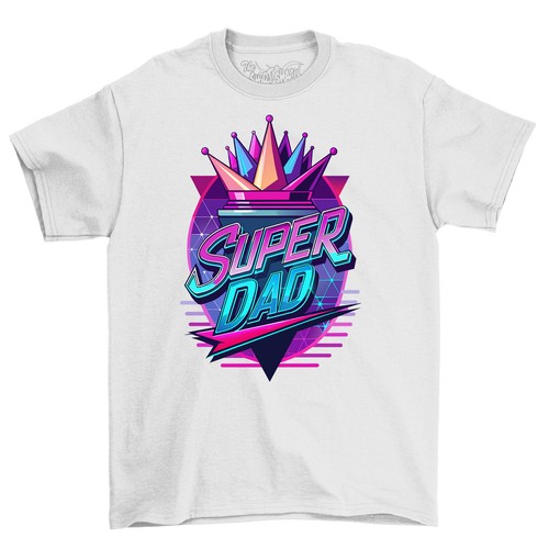 Super Cyberpunk Dad T-shirt - Level-Up Dad Mode! Futuristic Design, Funny Unisex - Picture 5 of 46