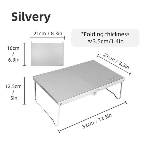 Camping Tragbar Klapptisch Kleine Couchtische Ultraleicht Outdoor Wandern Pi - Bild 17 von 20