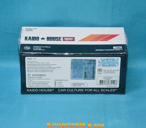 1:64 Mini GT - Kaido House - Chevrolet Silverado Kaido Works V1 - 082 - Picture 2 of 2