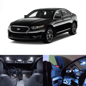 Details About Led White Lights Interior Package Kit For Ford Taurus 2013 2017 8 Pcs