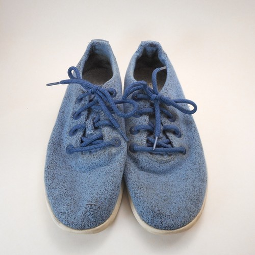 Allbirds Men's size US 10 Blue Sneakers Lace-up Merino Wool Washable - Foto 4 di 6