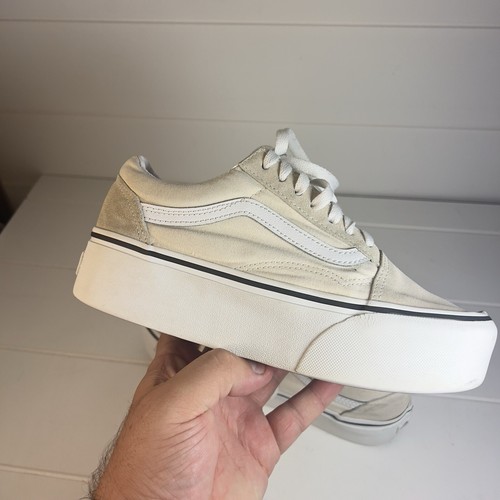 Vans Shoes Womens Size 6 Floral Platform Chunky Shoes Old Skool - Picture 7 of 9