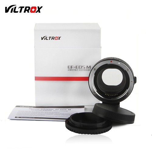 Viltrox EF-EOS M AF Lens Adapter for Canon EF/EF-S Lens to EOS M M50 M100 M5 M10 - Picture 1 of 7